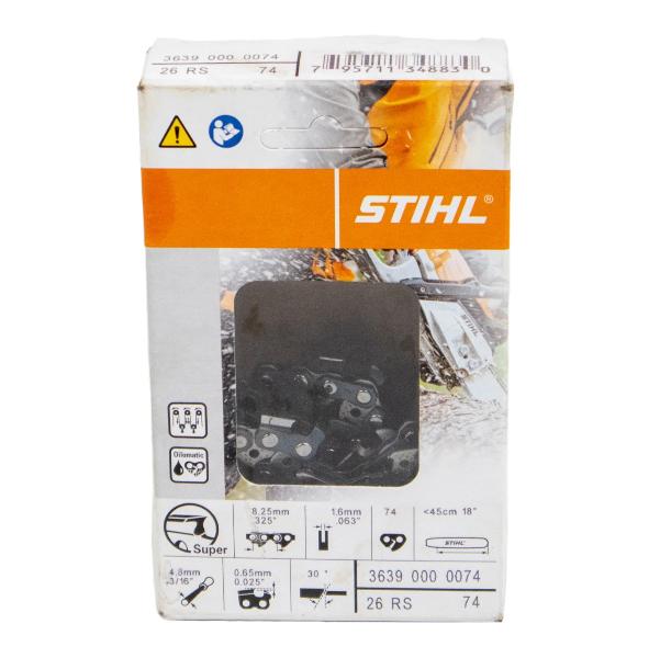 STIHL 36390000074 - Cadena motosierra STIHL .325 Rapid Super 74 eslabones