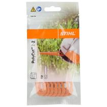 STIHL 40080071000 - Jgo.de 8 cuchillas de recambio para cabezales PolyCut STIHL