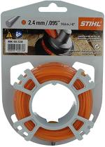 STIHL 00009302338 - Hilo de corte STIHL redondo de 2,4 mm blister de 14,6 mt