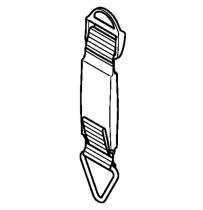 STIHL 42467908801 - Tirante de porte con argolla para arnés vareador gancho SP