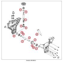 STIHL 62410071895 - Juego de reparación de caja de cambios motoazada VIKING