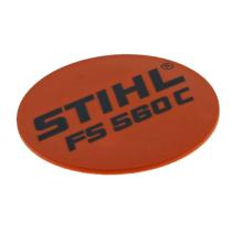STIHL 41489671502 - Placa identificativa desbrozadora STIHL FS560C