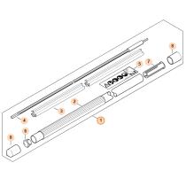 STIHL 41827107118 - Conjunto vástago transmisión podadora de altura STIHL