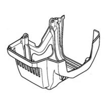 STIHL 41513506600 - Carcasa inferior protección desbrozadora STIHL