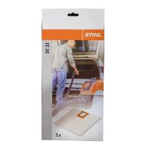 STIHL SE015009000 - Bolsa para aspiradora STIHL de papel [Pack 5 unid]