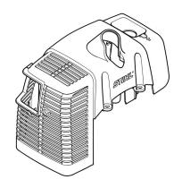 STIHL 41340840914 - Capot de motor desbrozadora STIHL