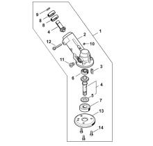 STIHL 41476400106 - Cabezal reductor completo desbrozadora STIHL