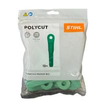 STIHL 40020071020 - Jgo.de 12 cuchillas de recambio para cabezales PolyCut STIHL