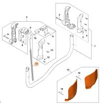 STIHL 41481801109 - Conjunto cable de acelerador desbrozadora STIHL