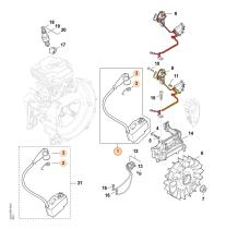 STIHL 41474004730 - Módulo de encendido desbrozadora STIHL