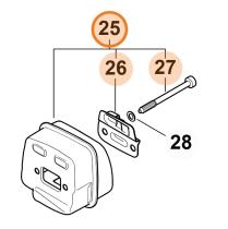 STIHL 11481400609 - Silenciador de escape de motosierra STIHL