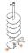 STIHL 44046803055 - Conjunto cabezal barrena 200 mm con cuchilla para ahoyadora