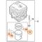 STIHL 42410302007 - Conjunto de pistón motor STIHL