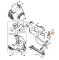 STIHL 41447915400 - Soporte palanca de acelerador STIHL