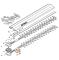 STIHL 42286414900 - Casquillo del guía de cuchillas cortasetos STIHL