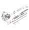 STIHL 41827107114 - Vástago completo para accesorio podador STIHL HT-KM