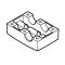 STIHL 42467032500 - Brida soporte de manillar vareadora STIHL