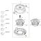 STIHL 40037139701 - Tapa inferior cabezal AutoCut 46-2