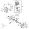 STIHL 42261490605 - Junta del silenciador de escape cortasetos STIHL