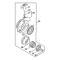 STIHL 41491904000 - Conjunto de mecanismo de arranque máquina STIHL