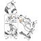 STIHL 41441801104 - Conjunto cable de acelerador máquina STIHL
