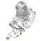 STIHL 41803506502 - Cubierta inferior motor STIHL 4-MIX®