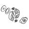 STIHL 41401602005 - Conjunto de embrague STIHL