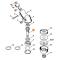 STIHL 41166407305 - Juego de piñones de la caja reductora desbrozadora STIHL