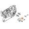 STIHL 11336567700 - Retenedor de cadena motosierra STIHL
