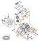 STIHL 11460203006 - Conjunto de carcasa del motor motosierra STIHL