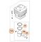 STIHL 41280302005 - Conjunto de pistón Ø 42 mm