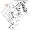 STIHL 41287901309 - Conjunto empuñadura de acelerador desbrozadora STIHL