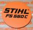 STIHL 41489671502 - Placa identificativa desbrozadora STIHL FS560C