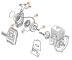 STIHL 41371904000 - Conjunto de arranque completo STIHL