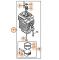 STIHL 41800201207 - Conjunto de cilindro con pistón motor STIHL 4-MIX®