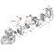 STIHL 41341829501 - Botón giratorio del aire desbrozadora STIHL