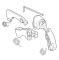 STIHL BA020073800 - Juego elementos de mando acelerador soplador STIHL BGA86