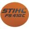 STIHL 41479671558 - Placa de modelo para arrancador desbrozadora STIHL