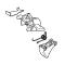 STIHL GA010073802 - Juego de elemento de mando minisierra STIHL